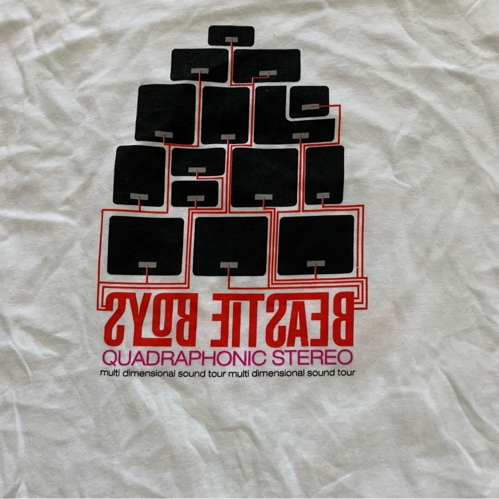 Vintage Beastie Boys 1995 Original Quadraphonic Stereo Tour Teeshirt - Picture 6 of 11